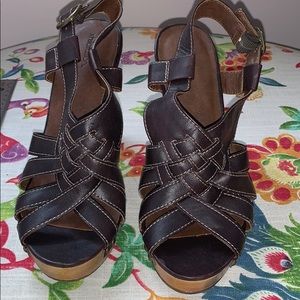 Chocolate Brown Mules